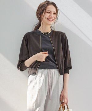 【SLOW/一部店舗限定】シアー ブルゾン