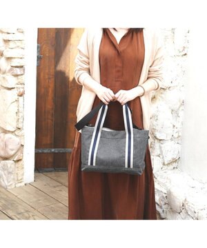  【2層バッグ / 色落ちしないデニム調生地】トート / REGALO