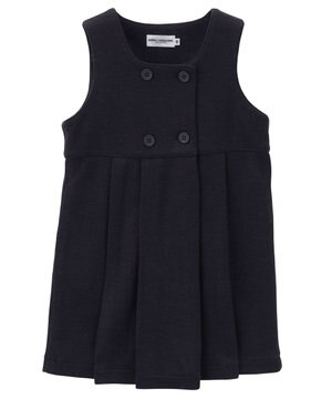  【90-130cm】ポンチジャージ素材のジャンパースカート