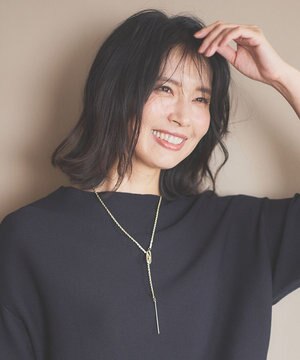 【長さ調節可能】ノットリングネックレス