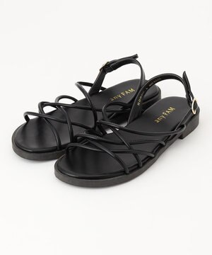  ナローストラップ サンダル