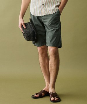  【ウエストも伸びる!/JAPANファブリック】ヴィンテージコットンストレッチ ショート パンツ
