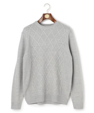  【WEB・一部店舗限定】ケーブルクルーネック ニット