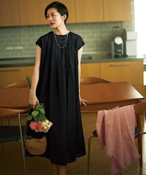  【カタログ掲載・接触冷感・洗える】ラミーローン ワンピース