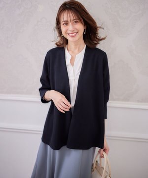  【洗える】着流し カーディガン