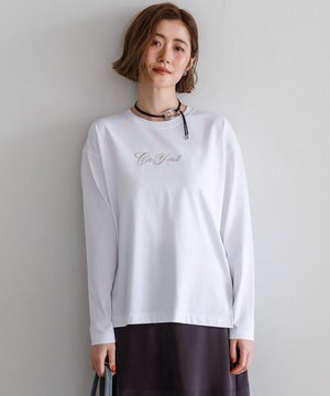  【~6/28まで受注生産】カスタマイズ 立体刺繍 長袖 Tシャツ
