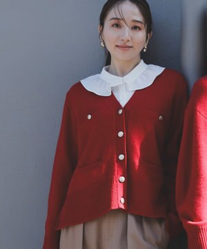 【WEB限定】ウールカシミヤミックス カーディガン