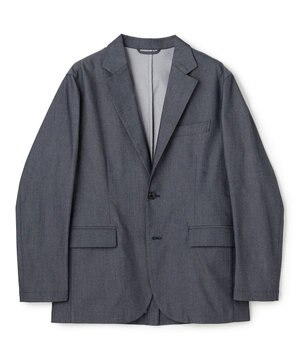  【ストレッチ】イージーケアクリアデニム 機能美ジャケット