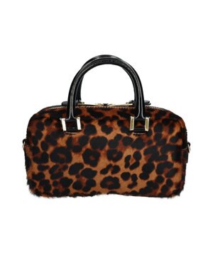  【CHRISTIAN VILLA】レオパード柄スモールサイズハンドバッグ