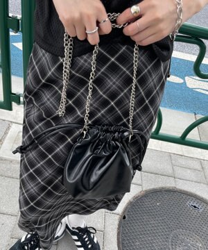  巾着チェーンショルダー