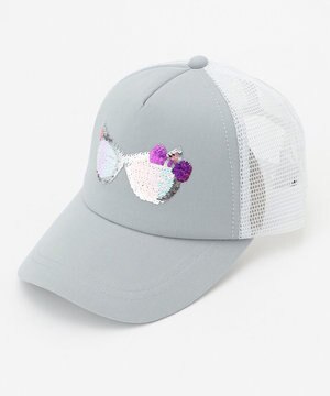 ミラクルスパンコールメッシュキャップ