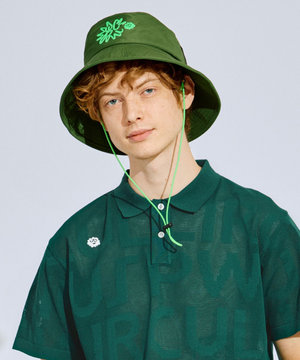 【手洗い洗濯可 / 小さくたためる】【UNISEX】NEW!ポケッタブルバケットハット ゴルフ