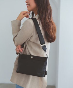  【Breath TOPKAPI】LINEA リネア レザーコンビ スワローマチ ショルダーバッグ