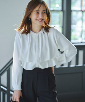  ノーブルジョーゼット ブラウス