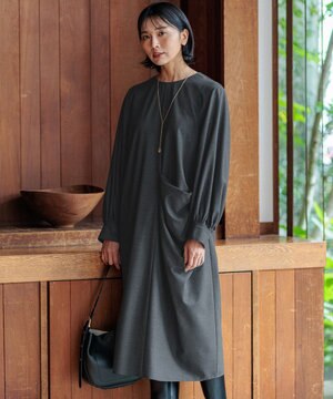  【洗える】TWマットクロス ワンピース