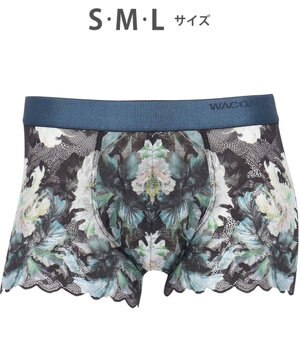  WACOAL MEN ボクサーパンツ 【レースボクサー】 フロント快適グラマラス 通気性 前閉じ 下着 メンズ WT3827 /ワコールメン