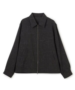  【HIGH GRADE LINE】カスリウールワッシャー　ジップアップブルゾン