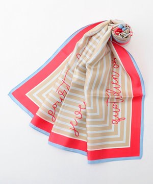  ストライプレター スカーフ