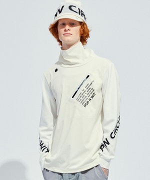 【防風/防寒】【MEN】オフタートルロングスリーブカットソー