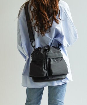  JEWELNA by Jewelna Rose ナイロン巾着バッグ 16201 軽量 2WAY ハンドバッグ ショルダーバッグ