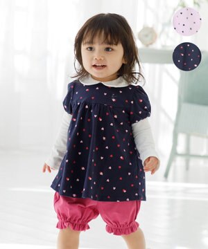  【80-90㎝】LOVE Parent ワンピースセット