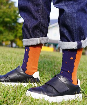  【UNISEX】米沢オリジナル柄 mountain&moon 靴下