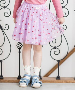  【チェリーベリーシリーズ】フルーツ チュール スカート