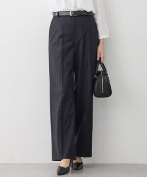 【セットアップ着用】ファインネスウール ワイド パンツ