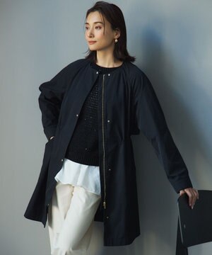  【撥水加工】ライトツイル ノーカラーコート