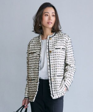  ファンシーツイード ジャケット