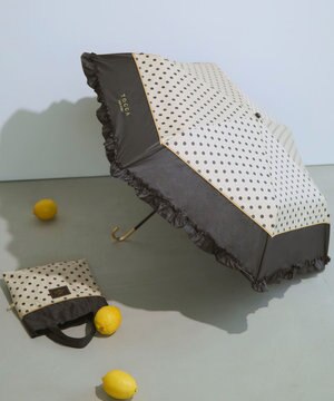  【晴雨兼用】DREAM OF DOTS UMBRELLA 折り畳み傘 収納バッグ付き