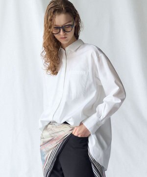  【先行予約】CANCLINI シャーティング ルーズフィットシャツ