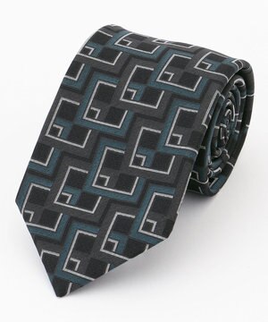  【LEON 11月号掲載】ジオメトリックジャガード　ネクタイ