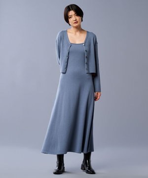 ウール ナイロン ニット ワンピース（uncrave STANDARD）