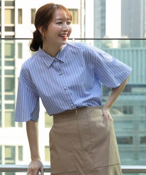  ペタルスリーブ シャツ