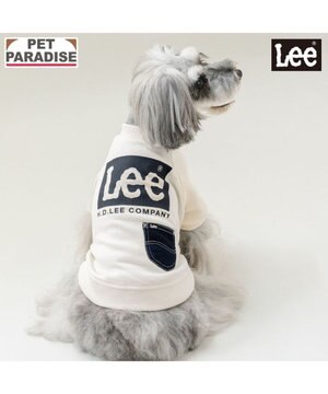  Lee ボックスロゴ トレーナー ホワイト 小型犬