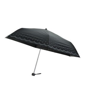  晴雨兼用日傘 折りたたみ傘 スカラ刺繍柄／遮光 遮熱 UV