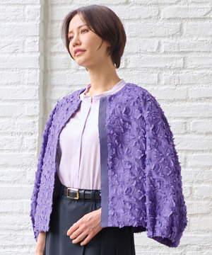  YONEZAWAレーシージャガード ノーカラージャケット