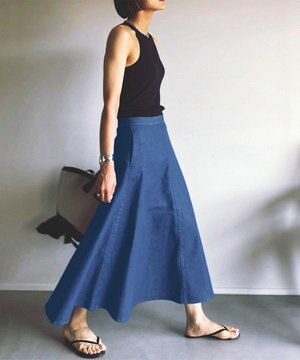  ＜坪田あさみさんコラボ＞NEMOPHILA  フレアスカート