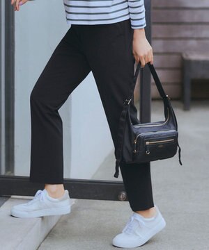  【セットアップ対応/洗える】2WAYストレッチツイル ドロスト パンツ