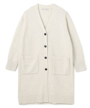  【WEB限定】カシミヤブレンド ロングカーディガン