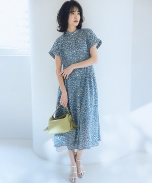 フラワーガーデンプリント ワンピース