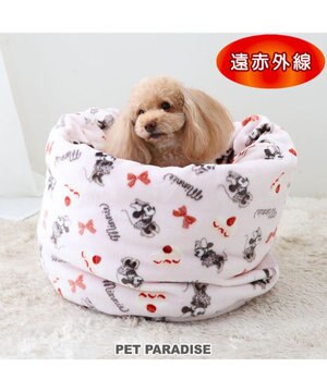  ディズニー ミニーマウス 筒形寝袋 遠赤外線 《ケーキ柄》 42×70cm