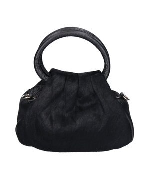  【ANDREA CARDONE】異素材コンビハンドバッグ