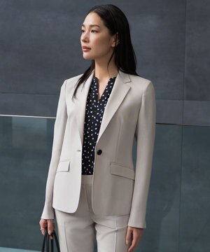  レーヨンライクトロ テーラードジャケット