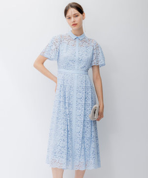 【APPLAUDIR】フラワー 総レース ドレス