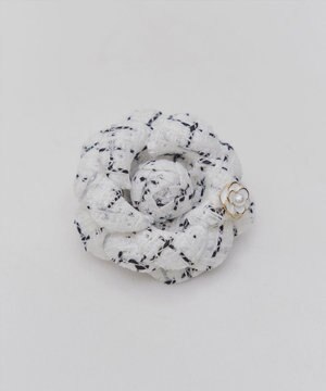 フラワーツイードコサージュ