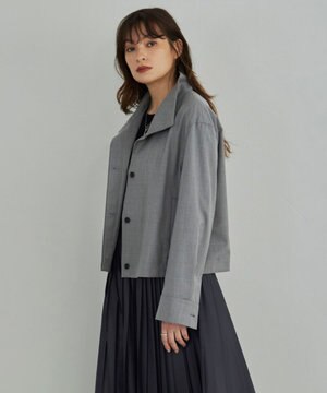  【洗える】 TWブロード ブルゾン