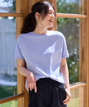  【新色追加/10色展開/洗濯機可/UVケア/接触冷感】プレミアムベーシック半袖Tシャツ
