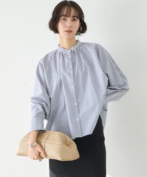 【新色追加】ギャザーワイドシャツ